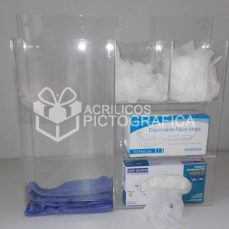Multi Dispensador Mascarillas, Guantes, Ropa Médica