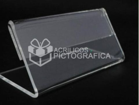 Set 10 Unidades Porta Nombre para Testeras  20x10 cms