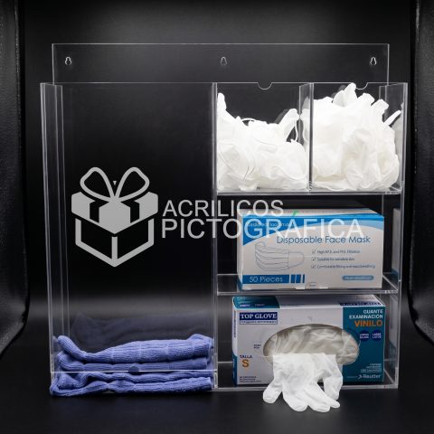 Multi Dispensador Mascarillas, Guantes, Ropa Médica