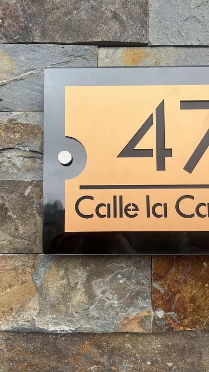 Placa Elegante Modelo 4
