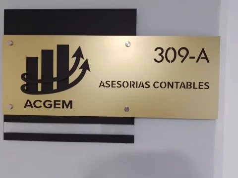 Placa 3D para Oficinas
