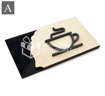 Placa elegante modelo 2