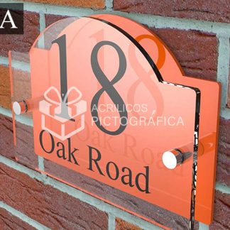 Placa Elegante Modelo 3