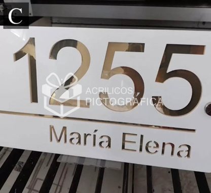 Placa Elegante Modelo 5 - Imagen 15