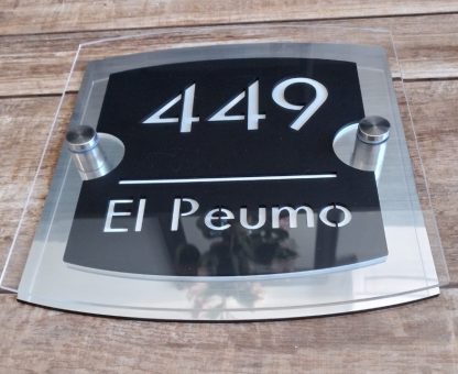 Placa elegante modelo 1 - Imagen 4