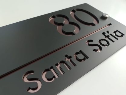 Placa Elegante Modelo 5 - Imagen 3