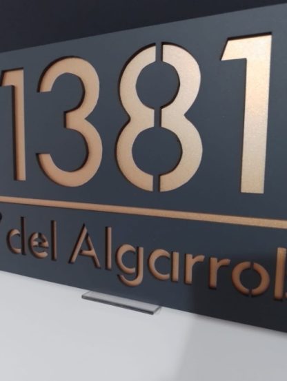 Placa Elegante Modelo 5 - Imagen 5