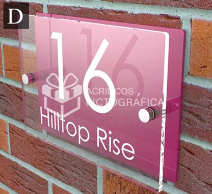 Placa Elegante Modelo 3 - Imagen 6