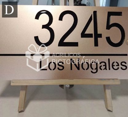 Placa Elegante Modelo 5 - Imagen 14