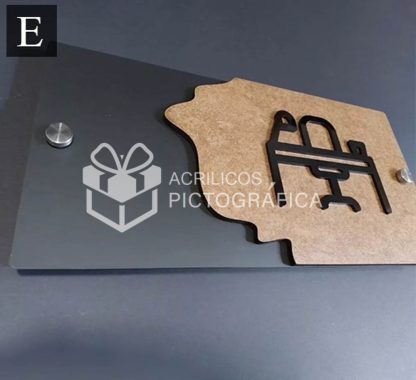 Placa elegante modelo 2 - Imagen 2