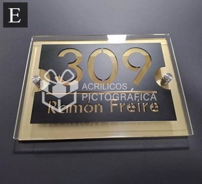 Placa Elegante Modelo 4 - Imagen 5