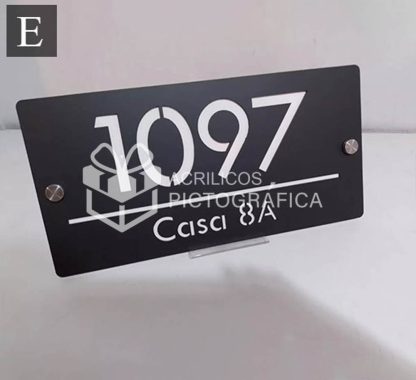 Placa Elegante Modelo 5 - Imagen 13
