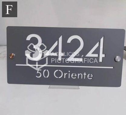 Placa Elegante Modelo 5 - Imagen 12