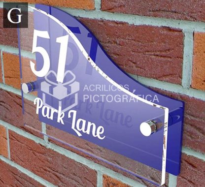 Placa Elegante Modelo 3 - Imagen 3